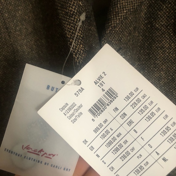 Jack Pot by Carli Gry NWT brown blazer jacket - Picture 6 of 6